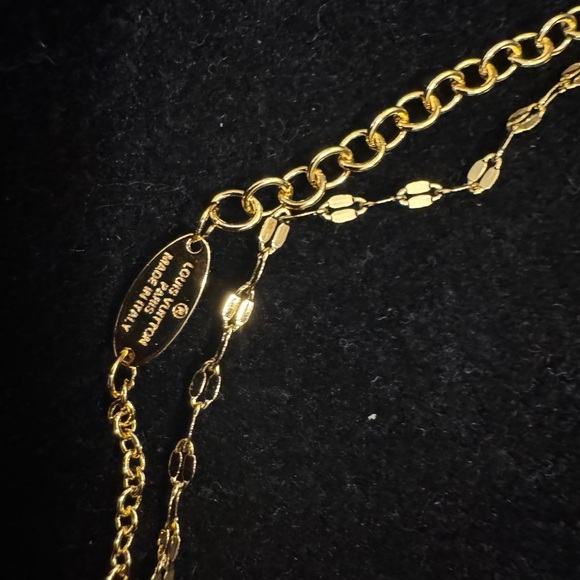 Louis Vuitton Gold Multi-Charm Necklace M61084 LE1224 - Picture 5 of 8